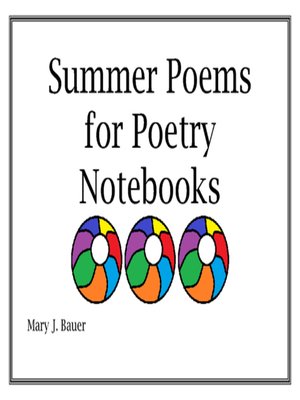cover image of Summer Poems for Poetry Notebooks